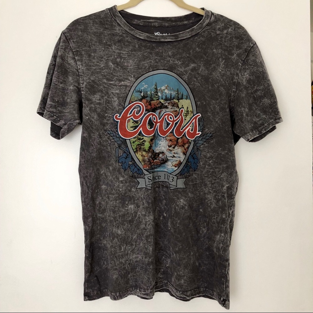 Coors Acid Wash Graphic Tee